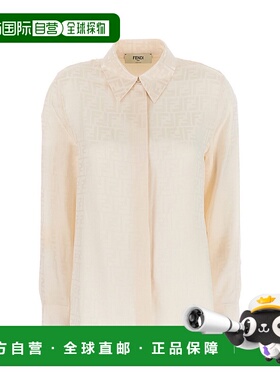 FENDI 女士衬衫 FS8140AJ0ZF1M2A CO 白色 'FF' shirt