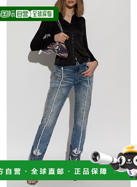 DIESEL 女士牛仔裤 DGINNAFSGA179340CMBM01 SS2025直筒裤