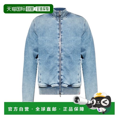 DIESEL 男士夹克 A1821409M3201 AW2025 蓝色 长袖休闲夹克