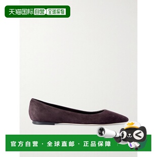 Choo 周仰杰 女士 1h可退 绒面革尖头平底鞋 Jimmy Romy ROM 潮奢