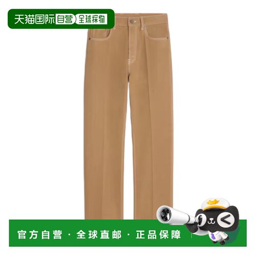 CELINE 男士牛仔裤 RP0DI789DGJX6 SS2026 棕色 Boyfriend 002 de