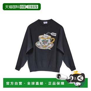 93855003555 女士衬衫 AW2025 黑色 shirt 1h可退 Cup MOSCHINO