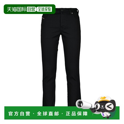 DIESEL 男士牛仔裤 A15798069YP02 AW2025 黑色 腰带环牛仔裤