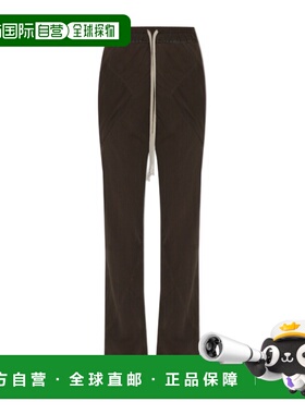 RICK OWENS 女士休闲裤 RP01F6304G78 SS2026 棕色 Loose-fit sil