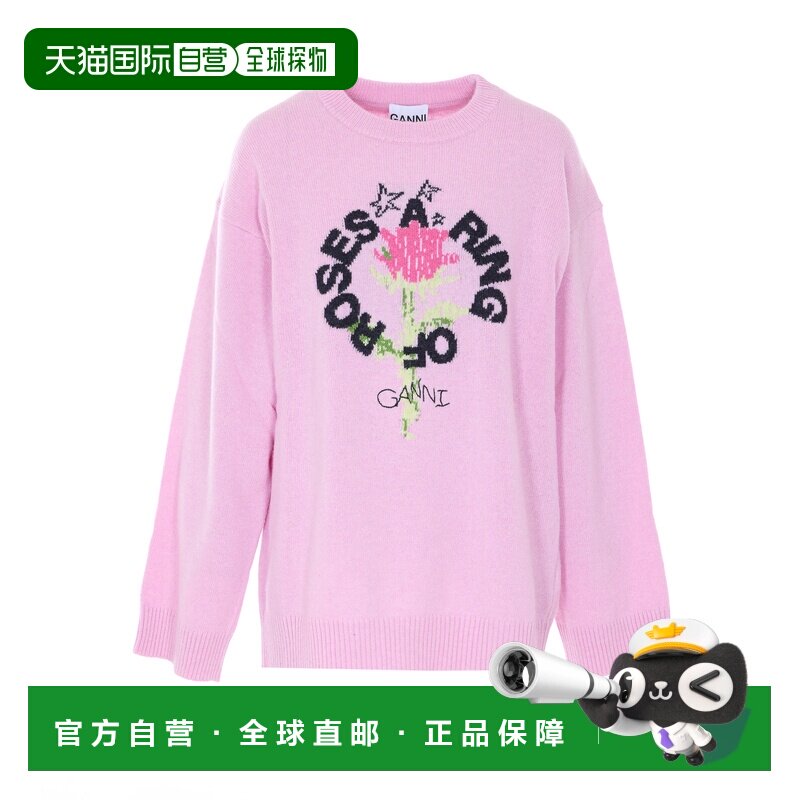 GANNI 女士卫衣 A1070271868 SS2026 粉红色