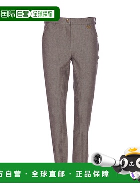 BURBERRY 女士休闲裤 8116806C4055 AW2025 棕色 Embroidered str