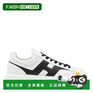 白色黑色皮质运动鞋 1h可退 男士 Hogan HXM6450FE91LE99000 潮奢