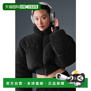 yoga 女款 纯色高领拉链短款 绒感外套 宽松长袖 alo