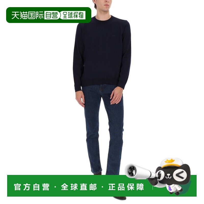 BOSS 男士休闲裤 5054463010251068415 牛仔裤蓝色直筒裤 AW2025