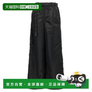 AW2024 2407389001 黑色 Nylon Pants SACAI Twill 女士休闲裤