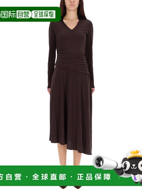 TORY BURCH 女士连衣裙 176360258 AW2025 棕色 Tory Burch Asymm