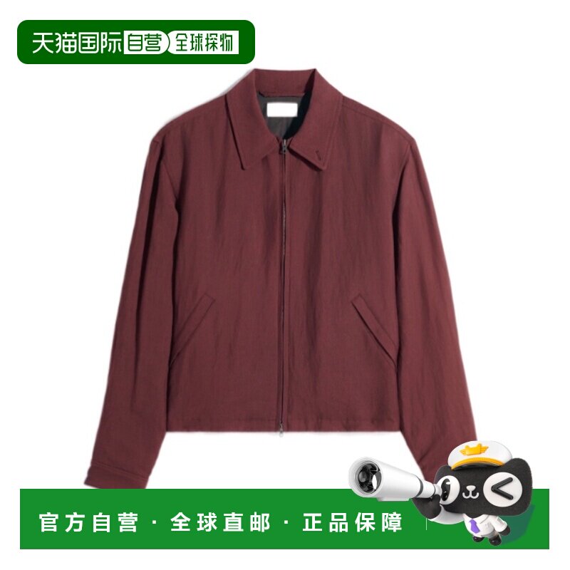 LEMAIRE 男士夹克 OW1231LF1561RE304 SS2026 红色长袖