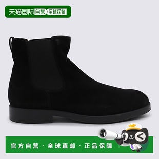 靴子 男士 XXM75L00P20RE0B999 AW2025 圆头短筒靴男靴 TOD 黑色