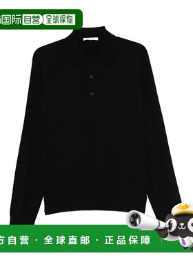 GIVENCHY 男士衬衫 BML00K4YNP001 AW2025 黑色 长袖POLO衫