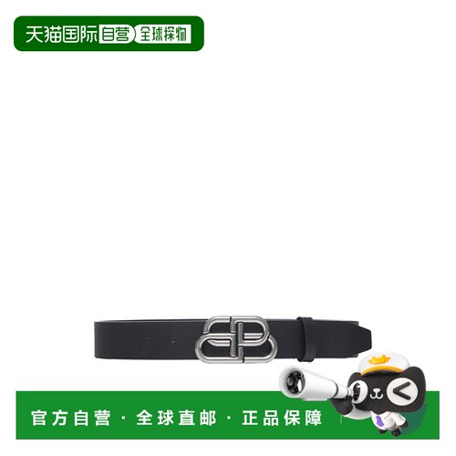 BALENCIAGA 男士腰带 5703701CH0B1000 SS2026巴黎世家 皮带黑色