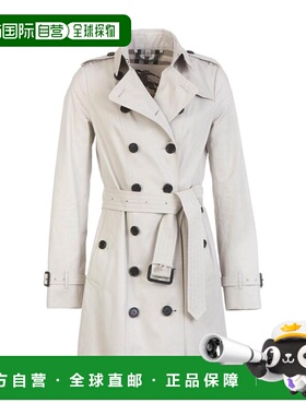 BURBERRY 女士外套 39133601 AW2018 白色 Sandringham风衣外套