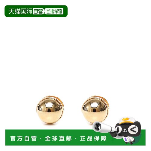 ALAIA 女士耳饰 AA2B171LA006220 SS2025 金色 ALAÏA SPHERE earr