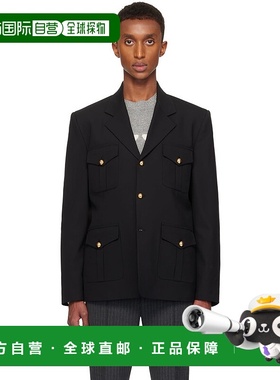 1h可退 潮奢 Ernest W. Baker 男士 黑色 Military Four Pocket