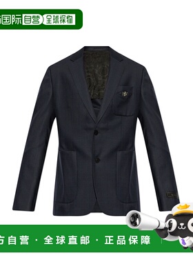 VERSACE 男士夹克 10161551A088581UL40 SS2025 蓝色男装