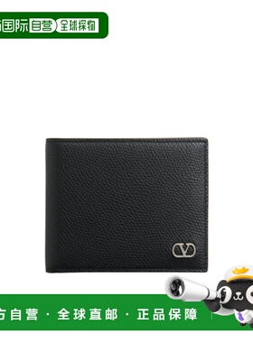 VALENTINO 男士钱包 YP0V08UAG0NO CO 黑色 徽标卡包钱包