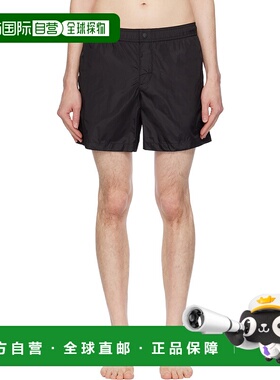 1h可退 潮奢 Moncler 盟可睐 男士 黑色 Archivio Creativo 泳裤