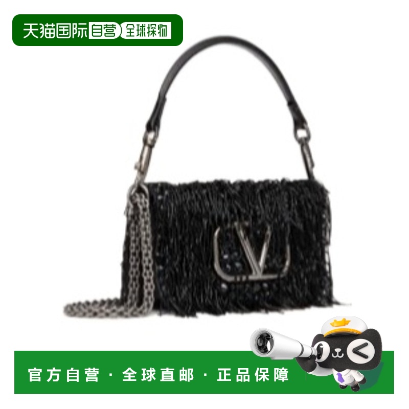 1h可退 VALENTINO 女士斜挎包 5W0B0K53EKKZ7Z CO 黑色 LOCÒ 小号