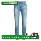 潮奢 舒适时尚 Diesel 女士 1h可退 blue蓝色 迪赛 直筒裤