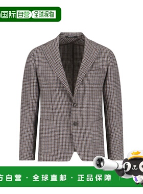 1h可退 潮奢 Tagliatore 男士 棕色夹克 1SMC22K440010I1102