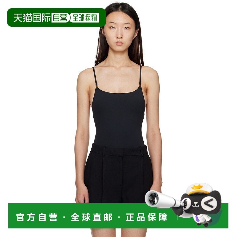 1h可退 潮奢 ANINE BING 女士 黑色 Vesta 连体泳衣 A1110944