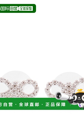 1h可退 潮奢 Self-Portrait 女士 银色耳环 PF25625ESLSILVER配饰