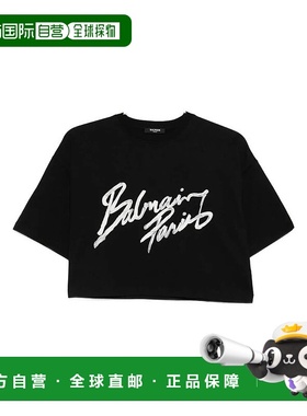 BALMAIN 女士T恤 GF1EE145BD41EAB SS2026 花色短袖