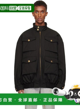 1h可退 潮奢 We11Done 男士 黑色 Multi Pocket Flap 夹克 WDJP32