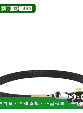 VERSACE 男士腰带 10123991A144401B00V SS2026 黑色皮带