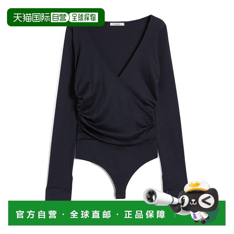 1h可退 MAX MARA 女士连体衣 1946065906004 AW2025 黑色 羊毛针