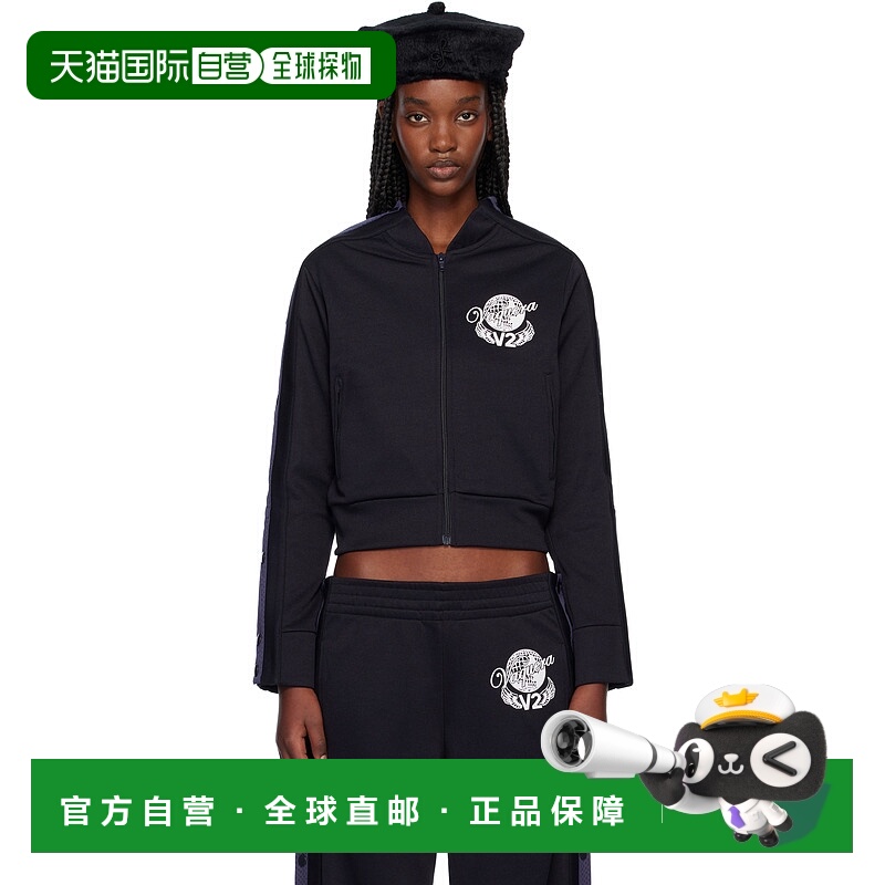 1h可退 潮奢 Vaquera 女士 海军蓝 Snap 运动夹克 VAQ08J001