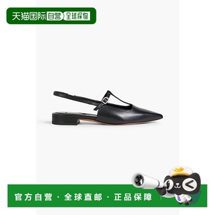 潮奢 皮质露跟尖头平底鞋 VINCE Iliana J2193L1001B 女士 1h可退