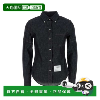 1h可退 潮奢 Thom Browne 汤姆 布朗 女士 牛仔布衬衫 FLL203OF11