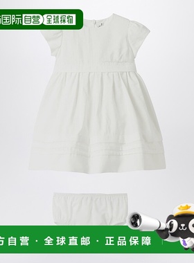 1h可退 潮奢 il gufo 女童 白色裤裙式粘胶纤维府绸连衣裙童装 P2