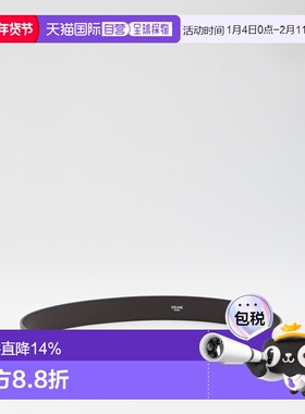 CELINE 男士腰带 45BNG3ATV19UI AW2025 皮带 搭扣腰带棕色