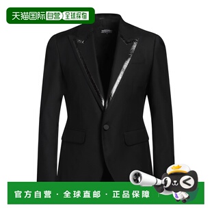 1h可退 潮奢 Dsquared2 二次方 男士 西装外套 black黑色 舒适时