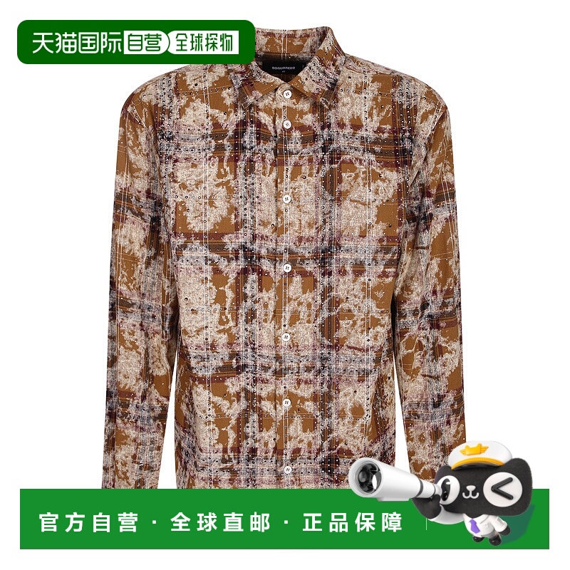 1h可退 DSQUARED2 男士衬衫 S71DM0806D35356001F AW2025