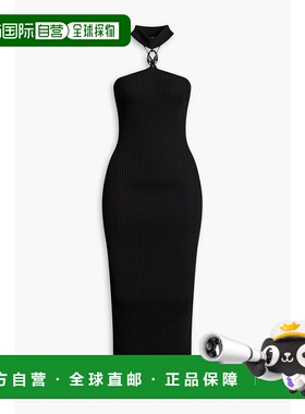 1h可退 潮奢 Simkhai 女士 Arya 精饰弹性针织挂脖中长连衣裙 424