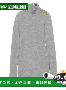 BALMAIN 女士连衣裙 FF0R8895JL179 AW2025 灰色 Balmain High-Ne