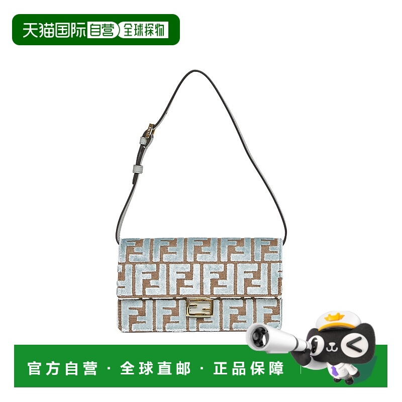 1h可退 FENDI 女士钱包 8M0498AT14F1SK5 AW2025 棕色 WALLET ON