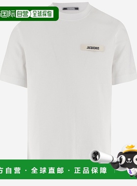 JACQUEMUS 男士T恤 TSM00133AJ00226100 CO 白色 Short sleeves.