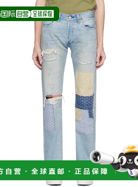 1h可退 潮奢 Levi'S 李维斯 男士 蓝色 501 Original 牛仔裤 0050