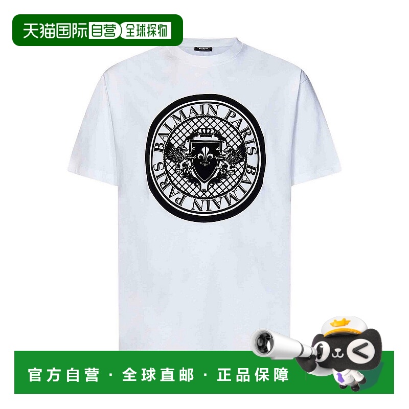 BALMAIN男士T恤DH1EG000BB17GAB短袖