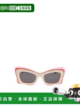 1h可退 LOEWE 女士眼镜 LW40140U59A CO 灰色 蝴蝶框太阳镜罗意威