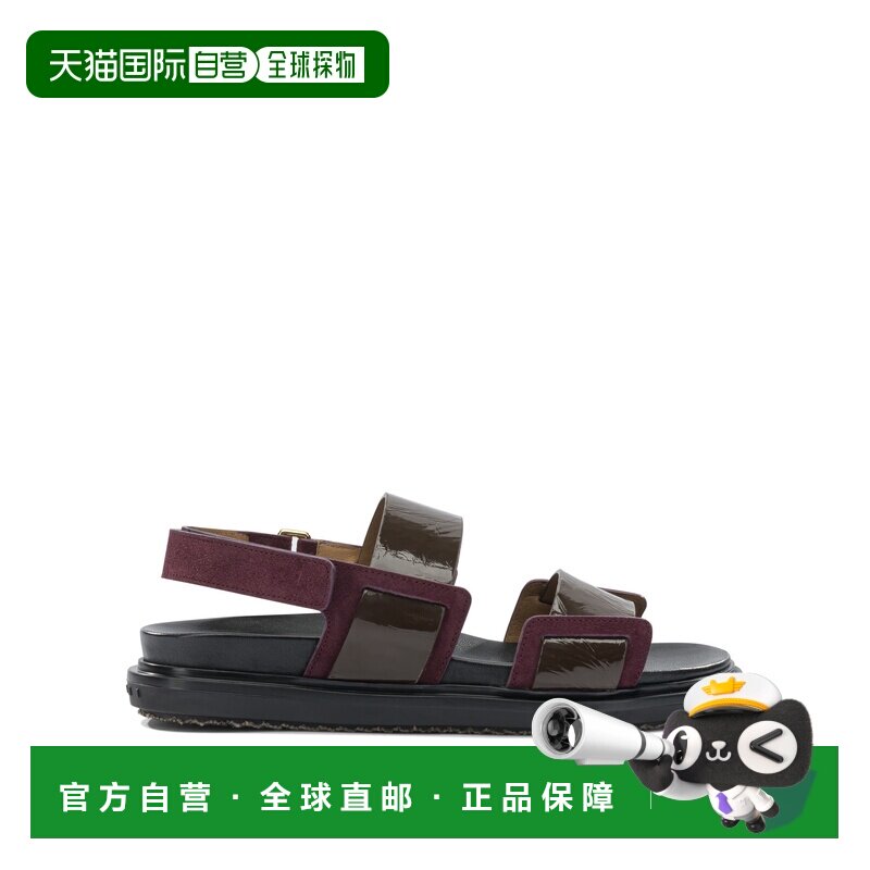 MARNI 女士凉鞋 FBMS018001P7615ZP086BORDEAUX SS2026罗马鞋图片