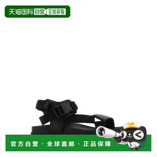 PRADA 男士凉鞋 2X30553L74F0632 SS2025 黑色 Buckle-fastening